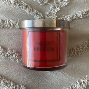 Bath & Body Works Merry Mimosa Test Candle